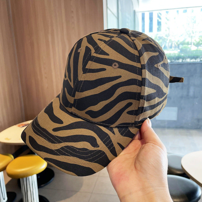Damen Trendy Tierdruck Verstellbare Baseballmütze Brehn