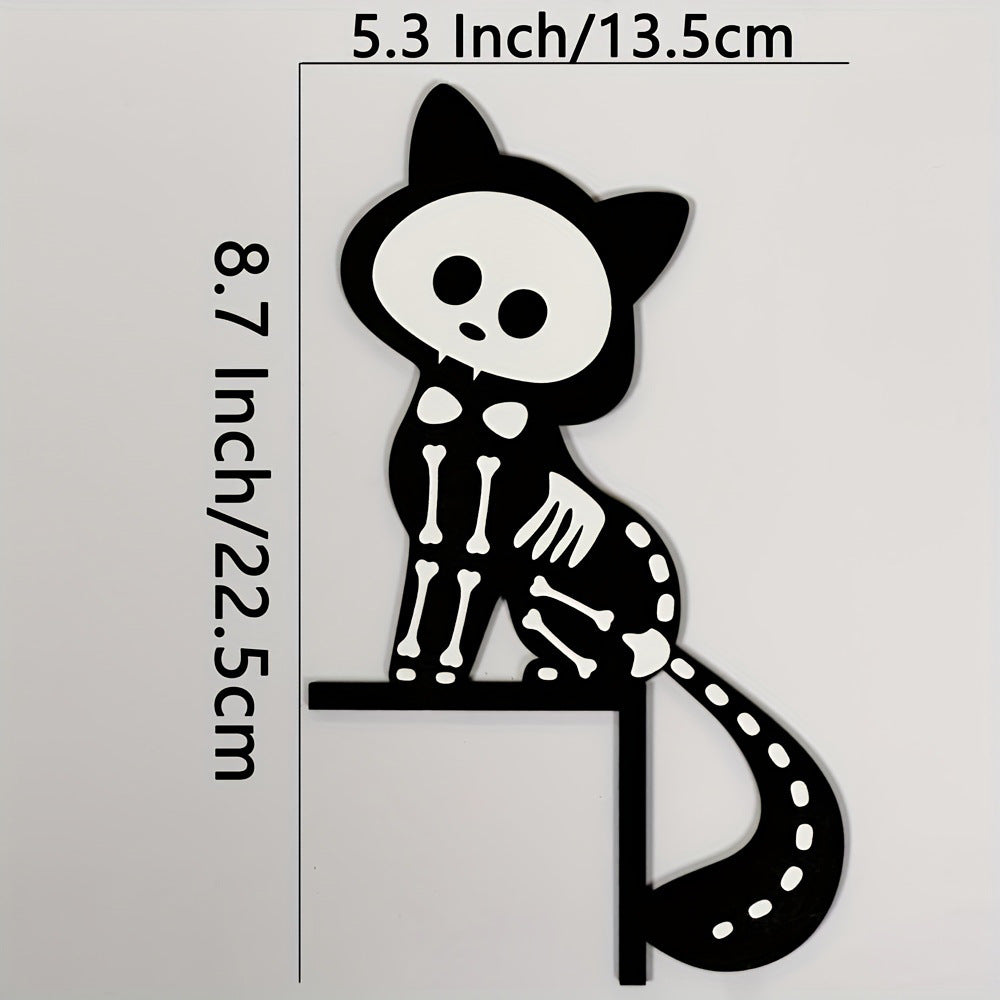 Filigranes Halloween-Regalhänger-Set mit Motiv-Silhouetten für Wand- und Regalvorsprünge
