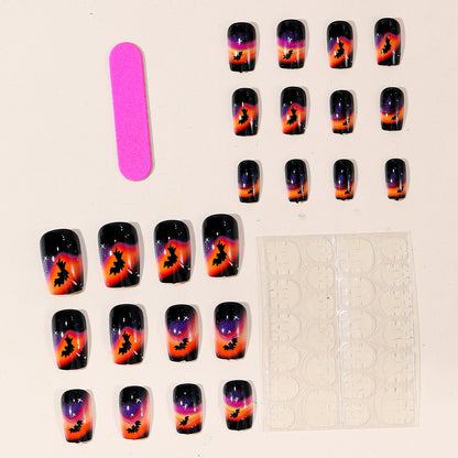 Spooky Halloween-Themen Nagel Kunst Extensions Brehn