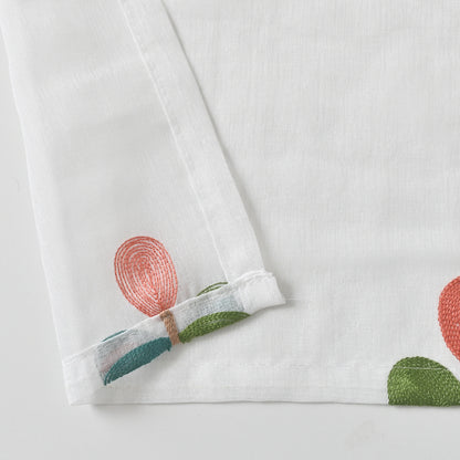 Elegante florale Druck transparente Gardine