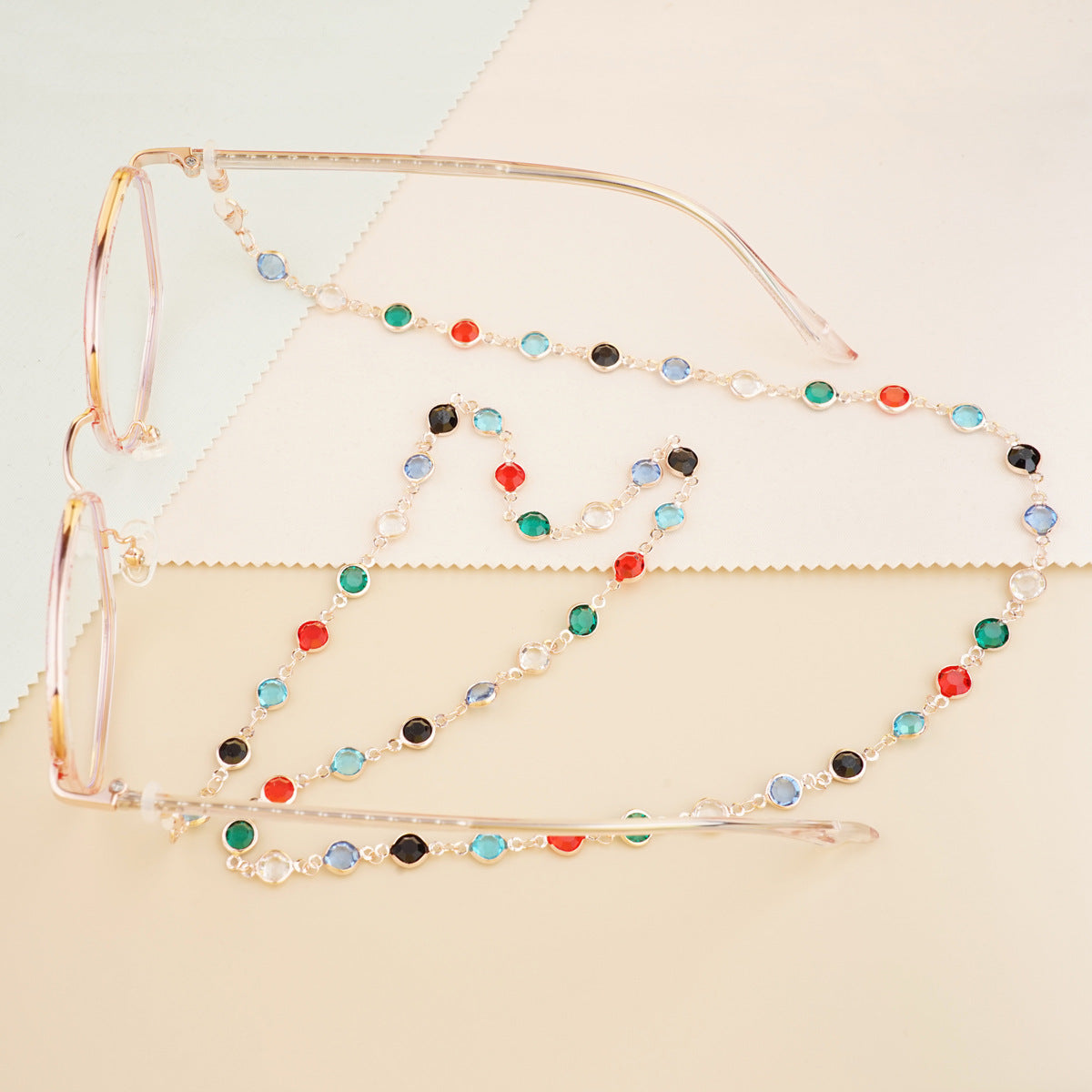 Edelstein-betonte Brillenband Brehn