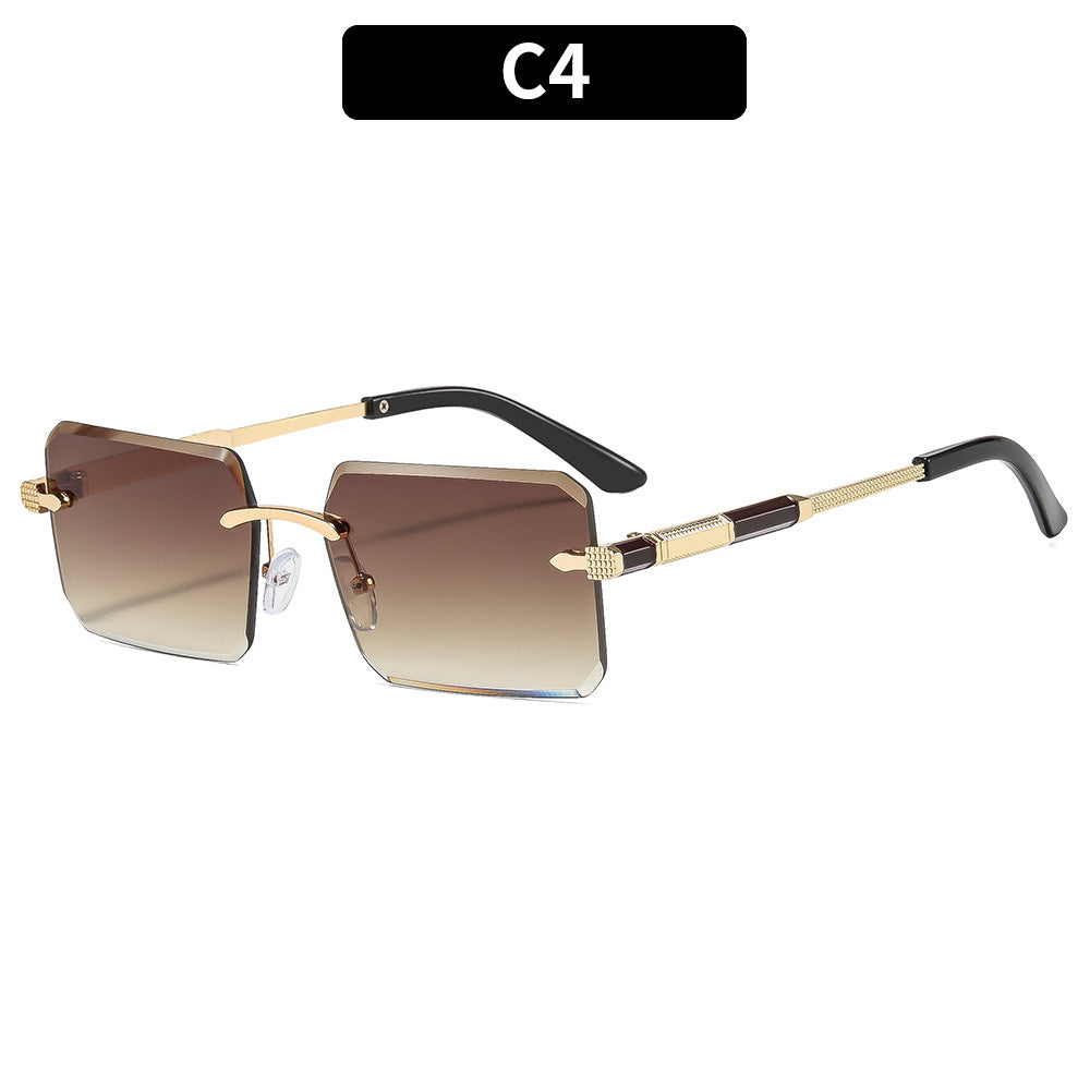 Luxus Geometrische Sonnenbrille
