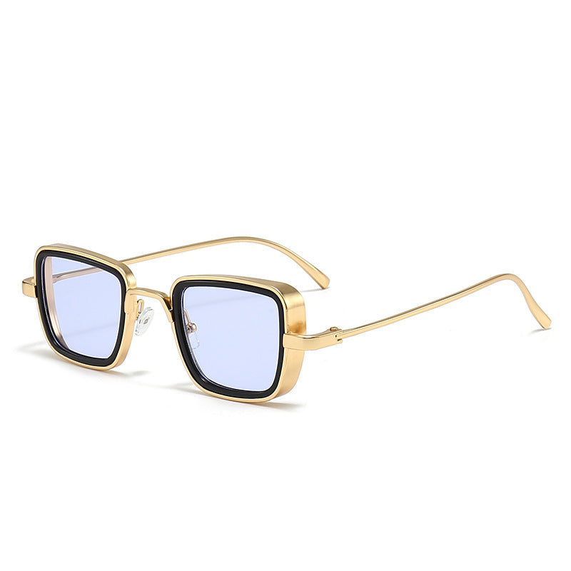 Damen stilvolle quadratische Sonnenbrille mit elegantem Metallrahmen Brehn