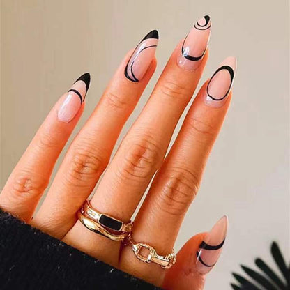 Kunstnägel mit elegantem minimalistischen Design Brehn