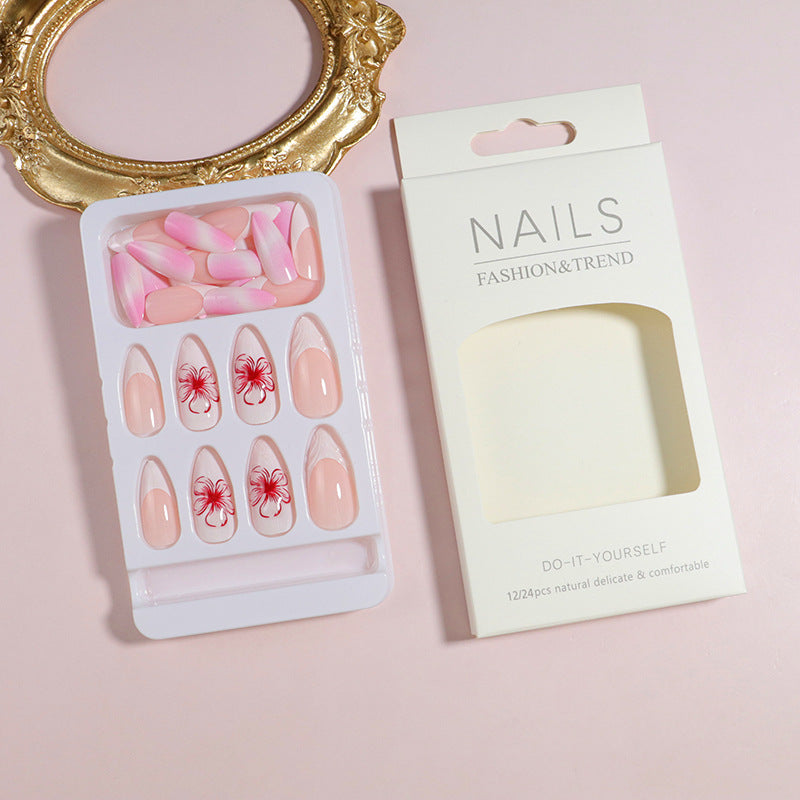 Premium Press-On Nail Set mit dekorativen Akzenten Brehn