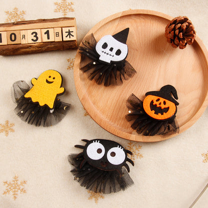 Kreative Halloween Haarspange mit Kürbis-Design Brehn