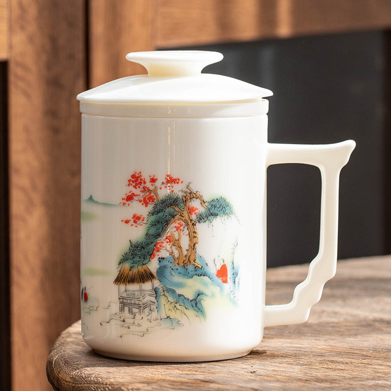 Künstlerische dekorative Teetasse