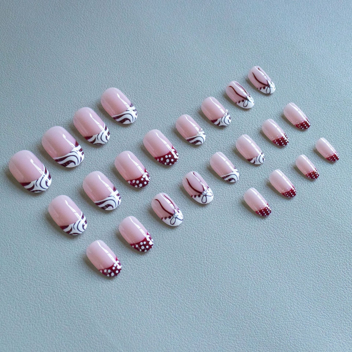 Künstlerisches Französisches Tipp-Nagelkunst-Set  1790958142
