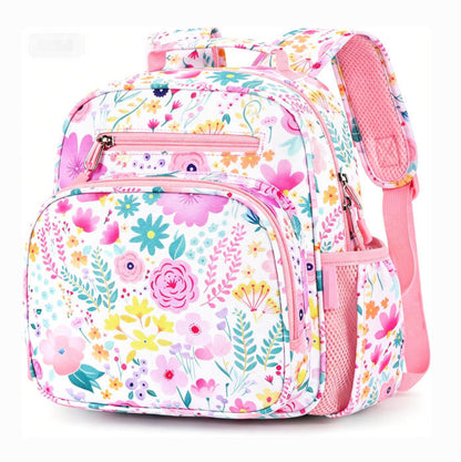 Blumengemusterter Schulrucksack Brehn