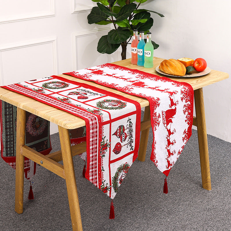 Festlicher Tischläufer mit Rentier-Motiv Brehn