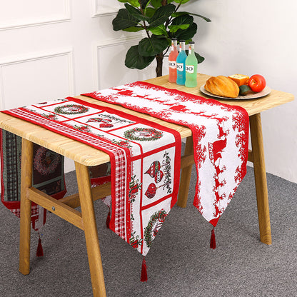 Festlicher Tischläufer mit Rentier-Motiv Brehn