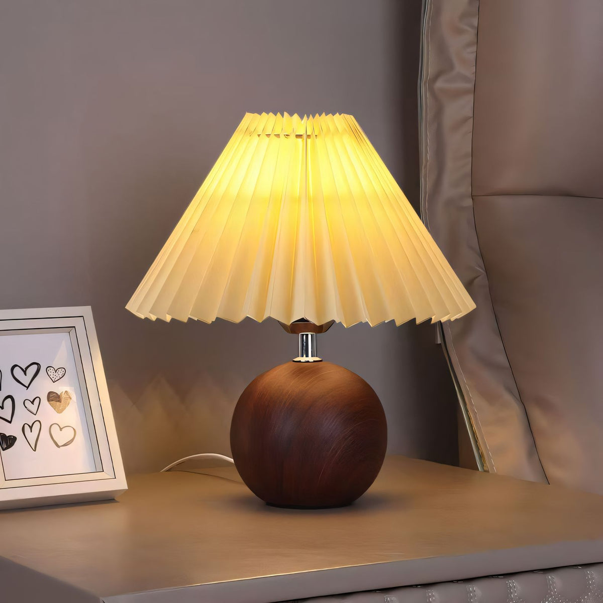 Dekorative Tischlampe