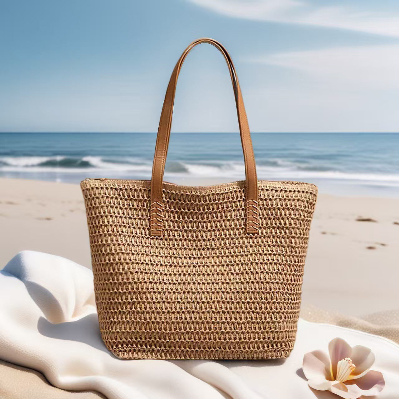 Trendige und Handgefertigte Strandtasche Brehn