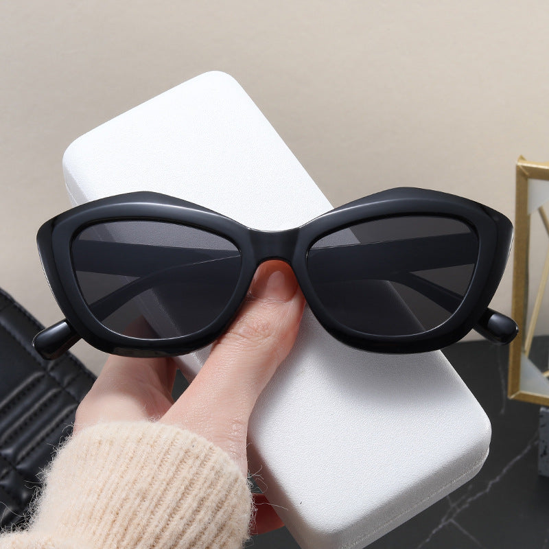 Damen Cat-Eye Sonnenbrille mit stylischem Leopardenmuster Brehn