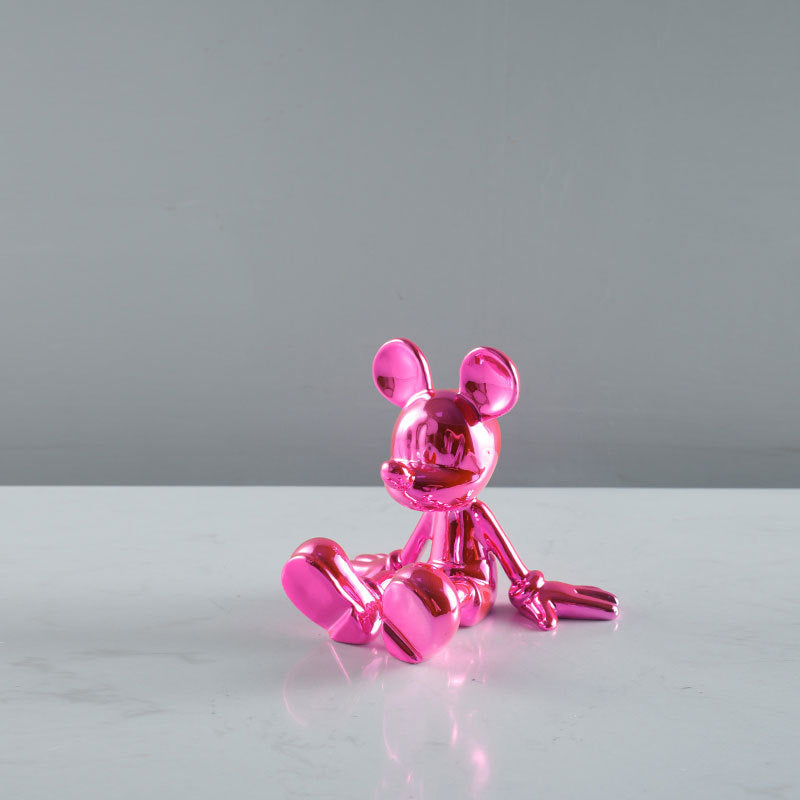 Künstlerische Chromfigurine