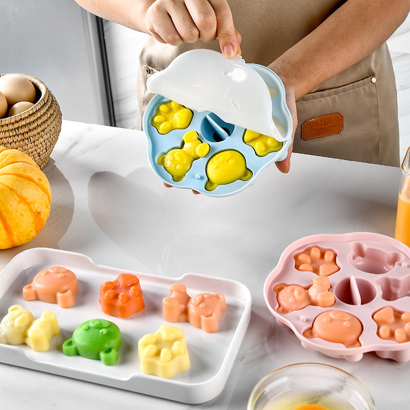 Silikon-Eiswürfelform mit Tierischen Motiven Brehn