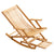 Hochwertiger Relaxsessel Mit Klappbarem Design Und Robustem Holzgestell Brehn