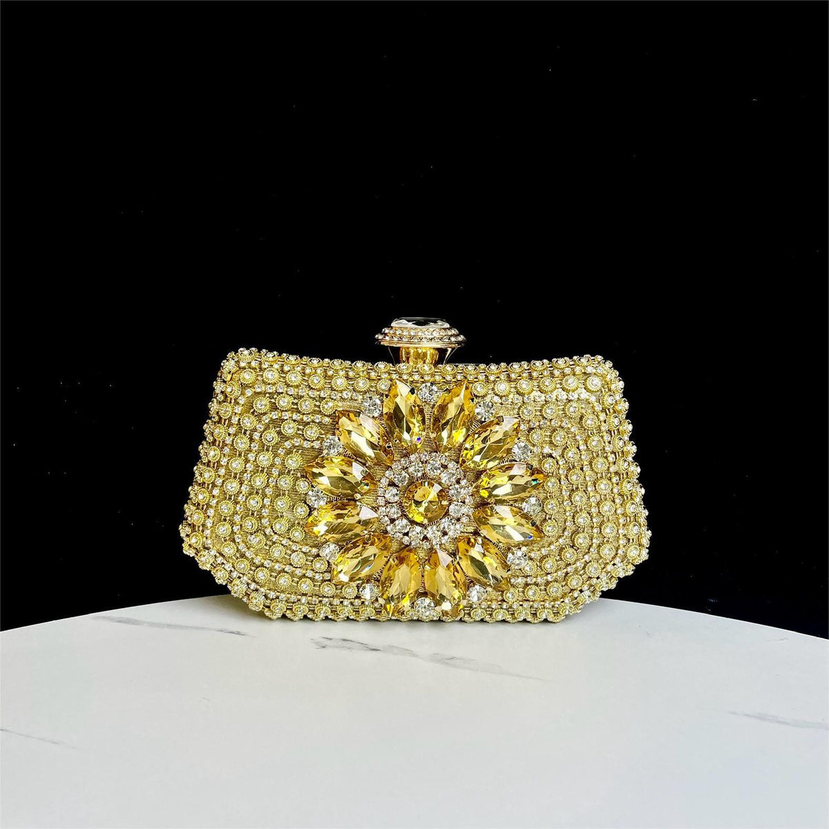 Glänzende Strass Dekorative Clutch