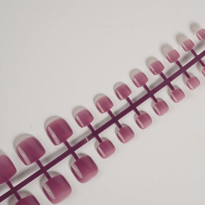 Premium Glänzendes Press-On Nagelkunst Set Brehn
