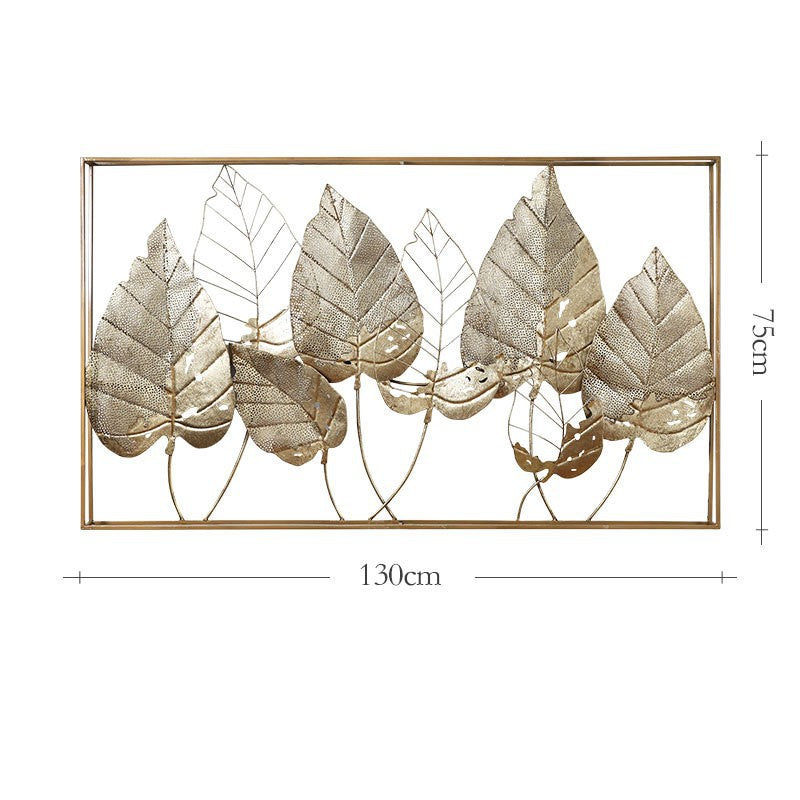 Dekorative Metallblatt-Wandkunstskulptur Brehn 1789208555