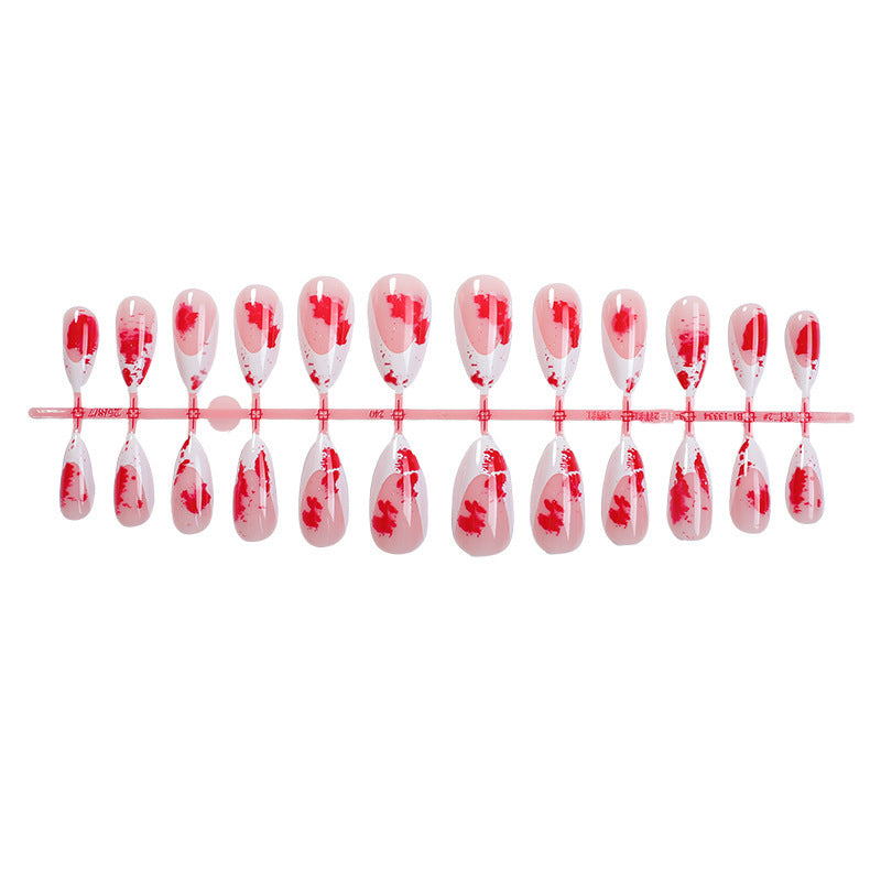 Kreatives Kunstnagelset mit floralem Design Brehn