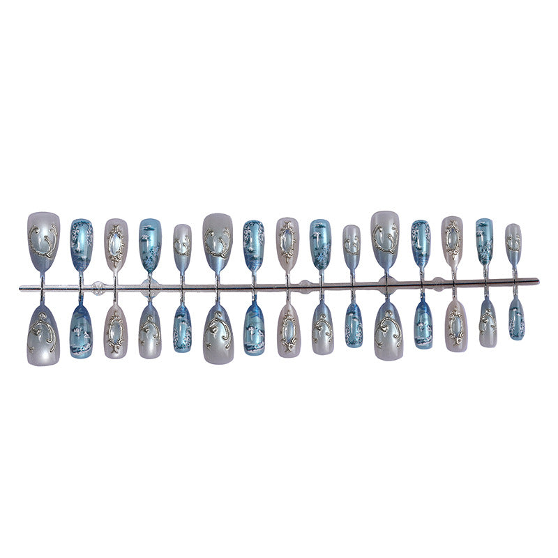 Glamouröse Dekorative Druck-Nagel Set Brehn