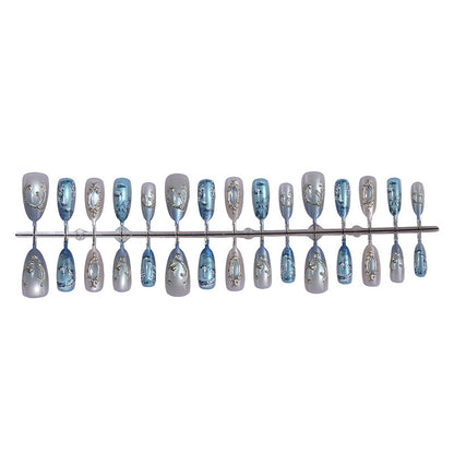 Glamouröse Dekorative Druck-Nagel Set Brehn