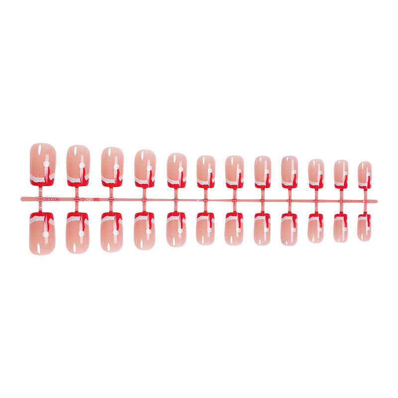 Festliche Press-On Nail Set Brehn