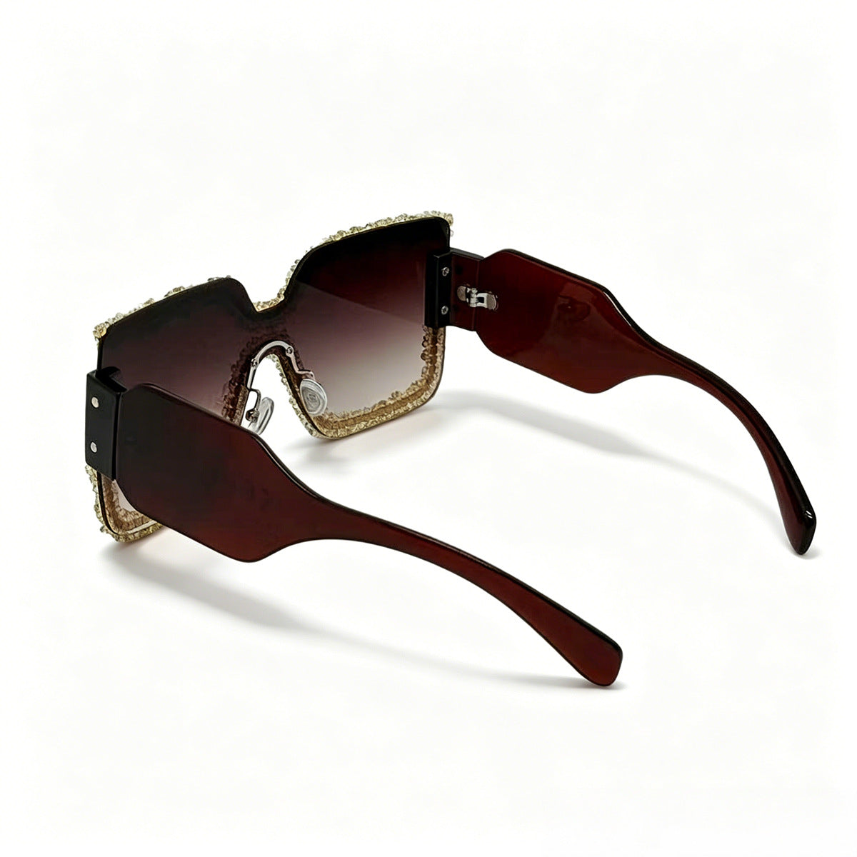 Damen modische Schutzbrille mit einzigartigem Kristallrahmen Brehn