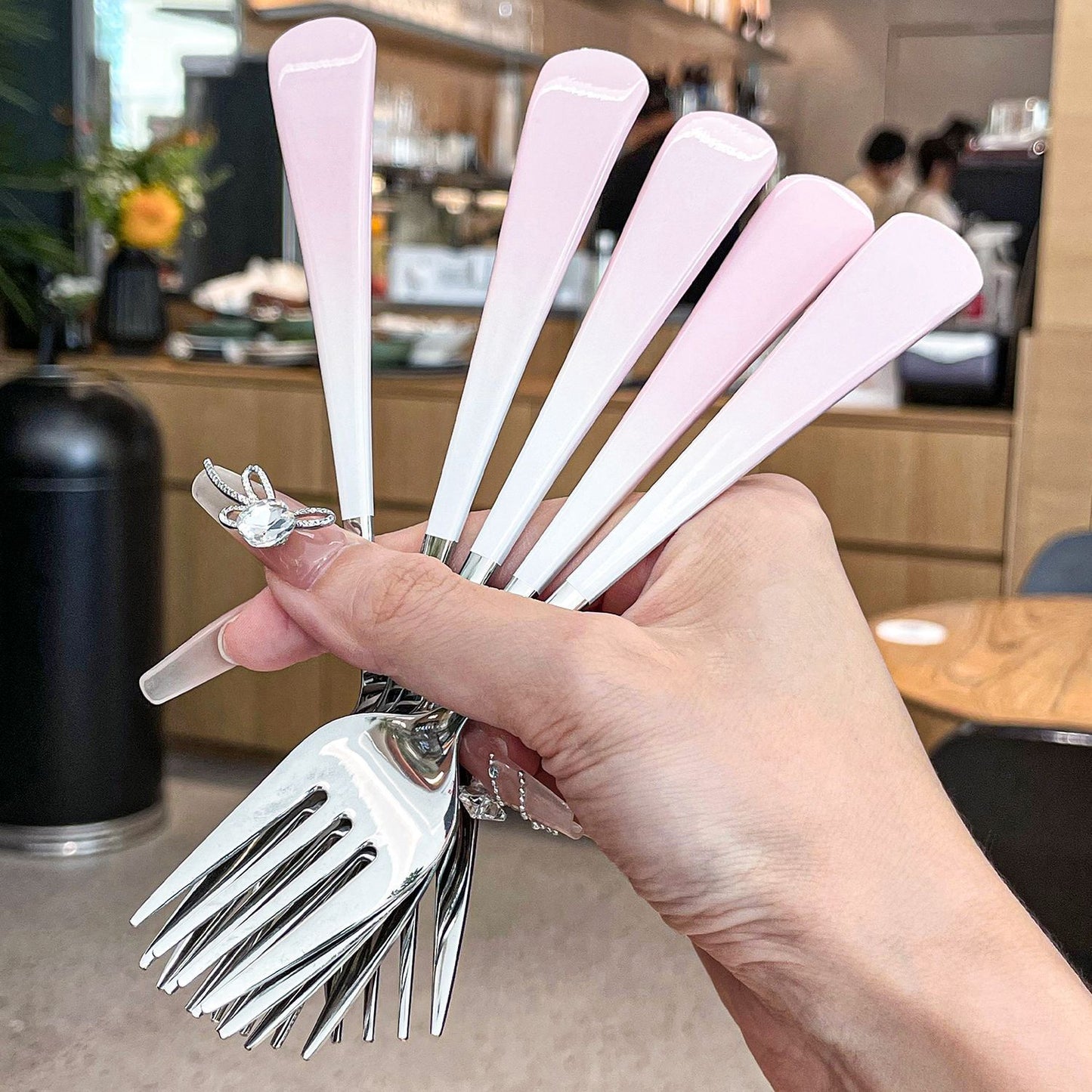 Elegantes Dessertgabelset Brehn