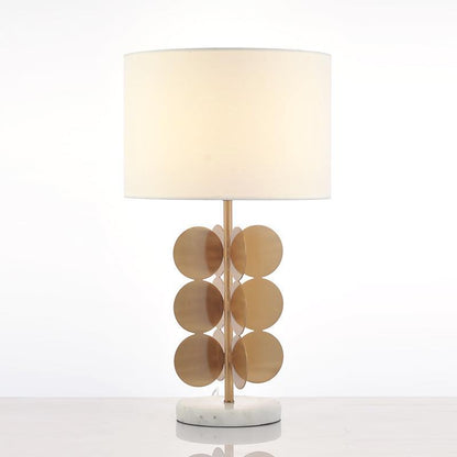 Künstlerische Tischlampe mit modernem geometrischem Design