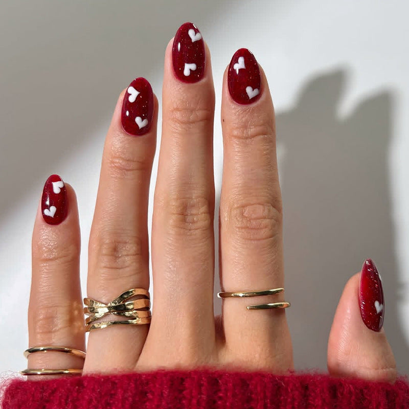 Herzdesign Press-On Nagelset Brehn