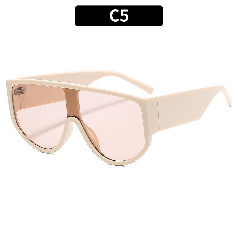 Futuristische Übergroße Schild Sonnenbrille