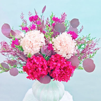 Elegante florale Mitte für Esszimmer Tisch Dekor