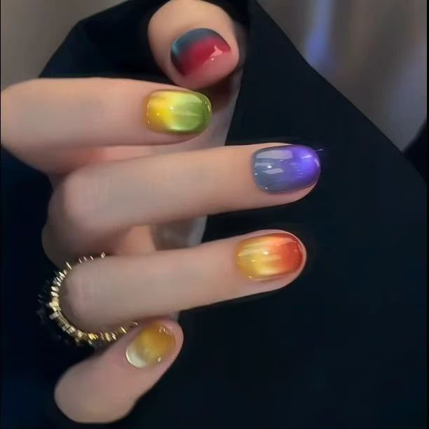Gradient Ombre Press-On Nägel Brehn