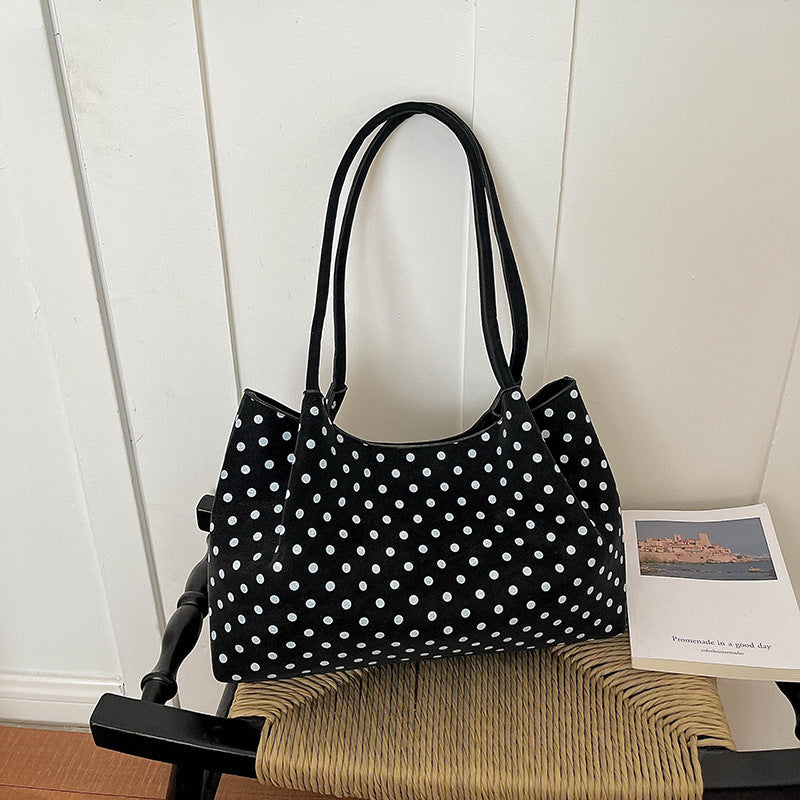 WoChic Polka Dot Schultertasche Brehn