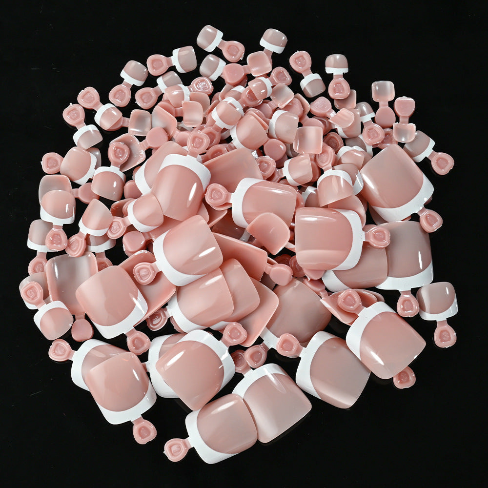 French Tip Gel Fußnagel Set Brehn