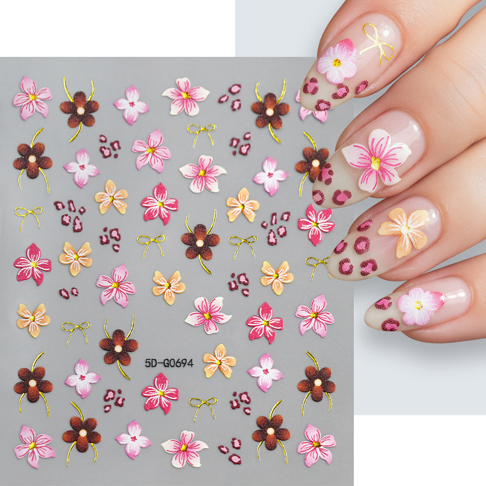 Kreatives Nagelkunst Sticker-Set