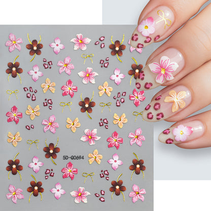 Kreatives Nagelkunst Sticker-Set