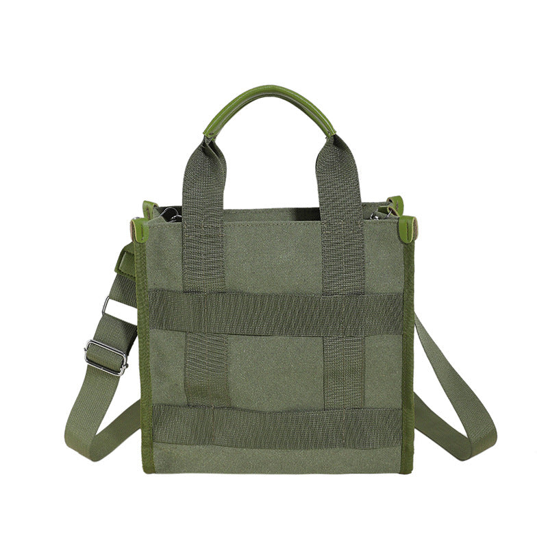 Vielseitige Canvas Schultertasche Brehn