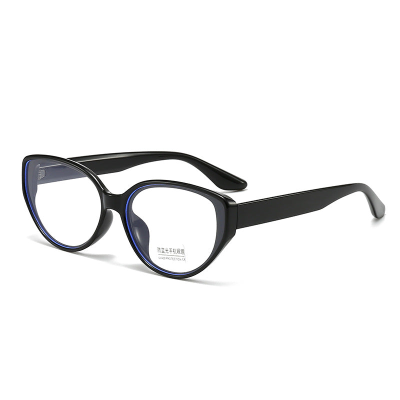 Damen Cat-Eye Brille mit transparentem Rahmen Brehn