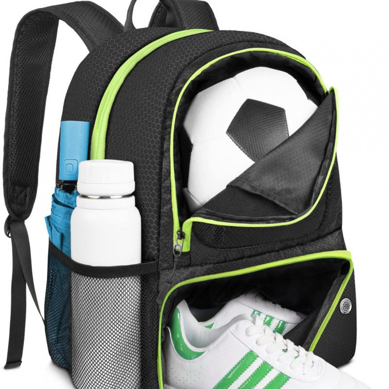 Sportlicher Rucksack mit Schuhfach und Getränkefach Brehn