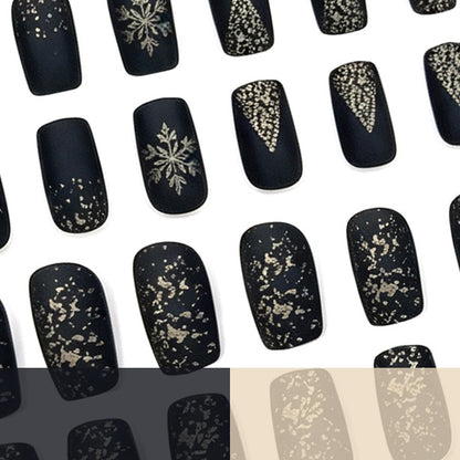 Festliche Winter-Themen Acryl-Nagelverlängerungen Brehn