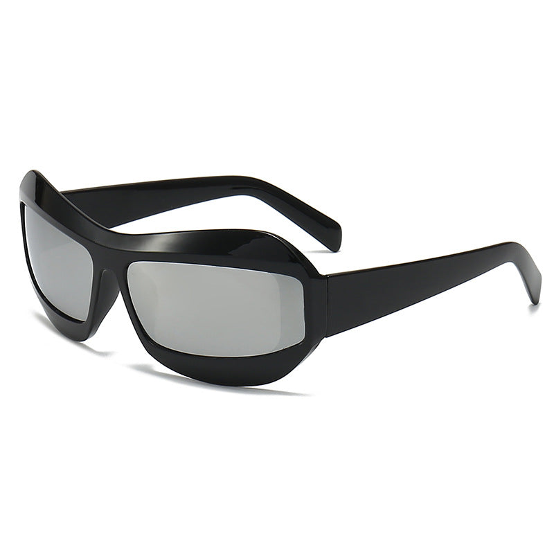 Moderne Design Stilvolle Übergroße Schildbrille