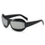 Moderne Design Stilvolle Übergroße Schildbrille