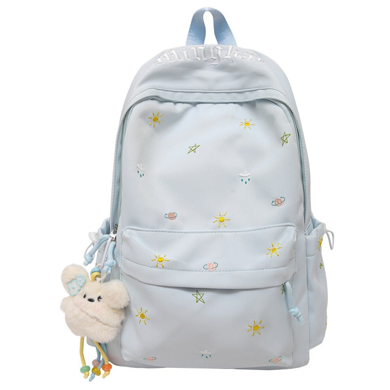 Verspielt gestickter Rucksack Brehn
