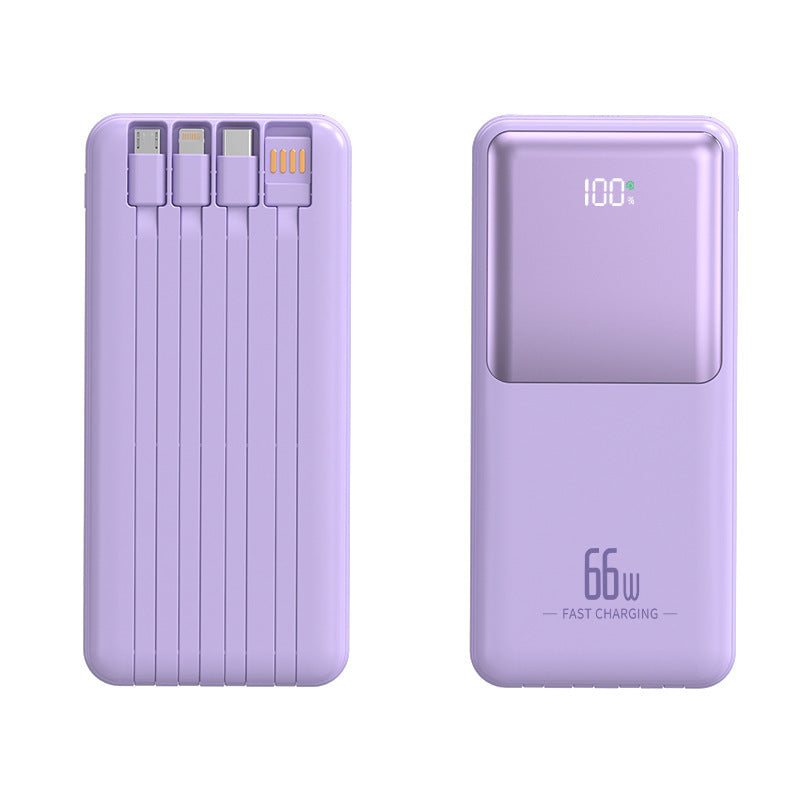 Tragbare Powerbank mit integriertem Multifunktionsladekabel Brehn