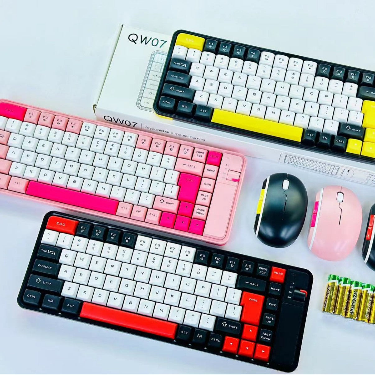 Kabelloses kompaktes Gaming-Tastatur- und Maus-Set Brehn