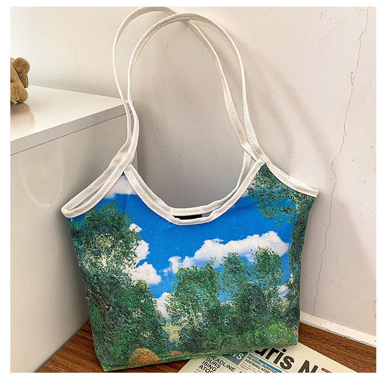 Künstlerische Drucktasche