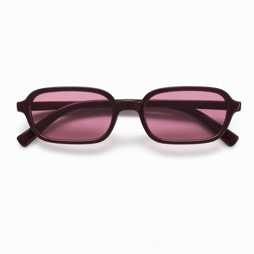 Retro-inspirierte Übergroße Rechteck-Sonnenbrille Brehn